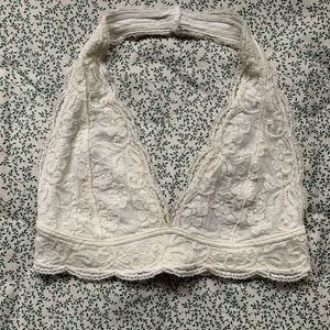 Out From Under Lace Halter Bralette